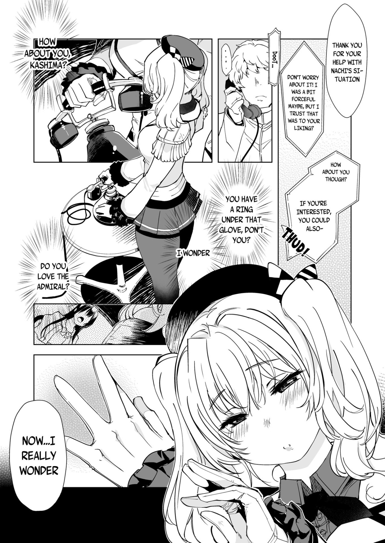 Hentai Manga Comic-Report of the Secretary Kashima 3-Read-56